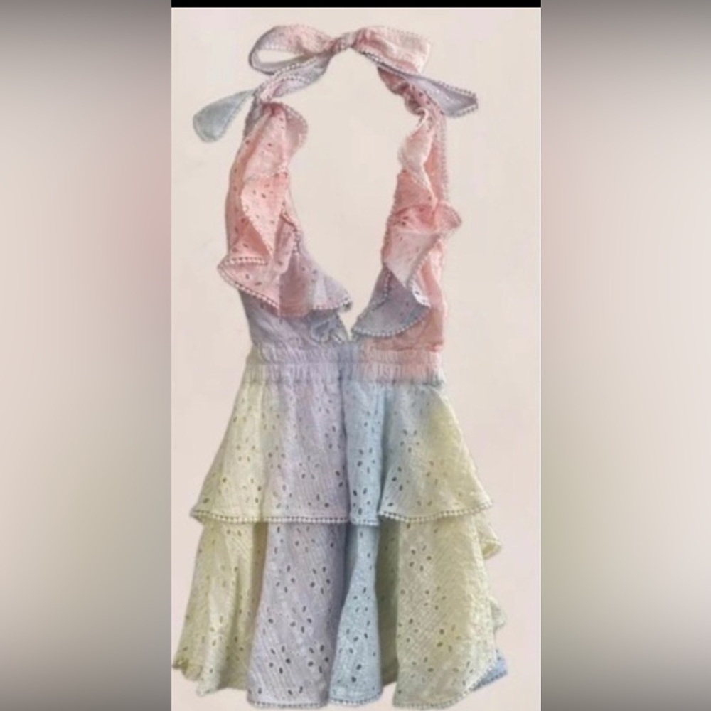 Love shack fancy Carlisle tie-dye dress - Picture 2 of 7